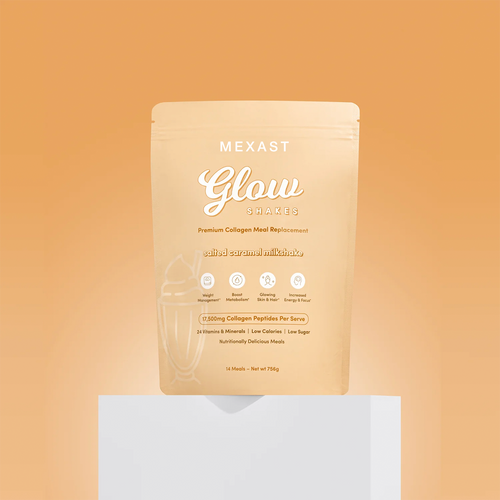 MEXAST® Salted Caramel Milkshake Collagen Meal Replacement - 756g