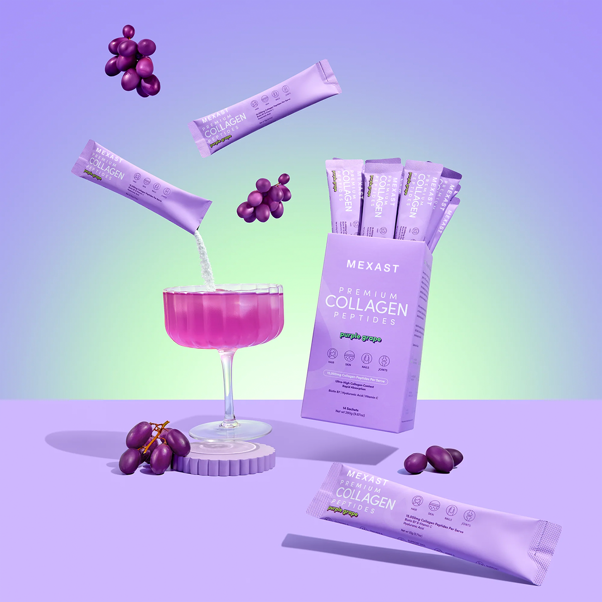 MEXAST® Purple Grape Collagen Sachets - 280g
