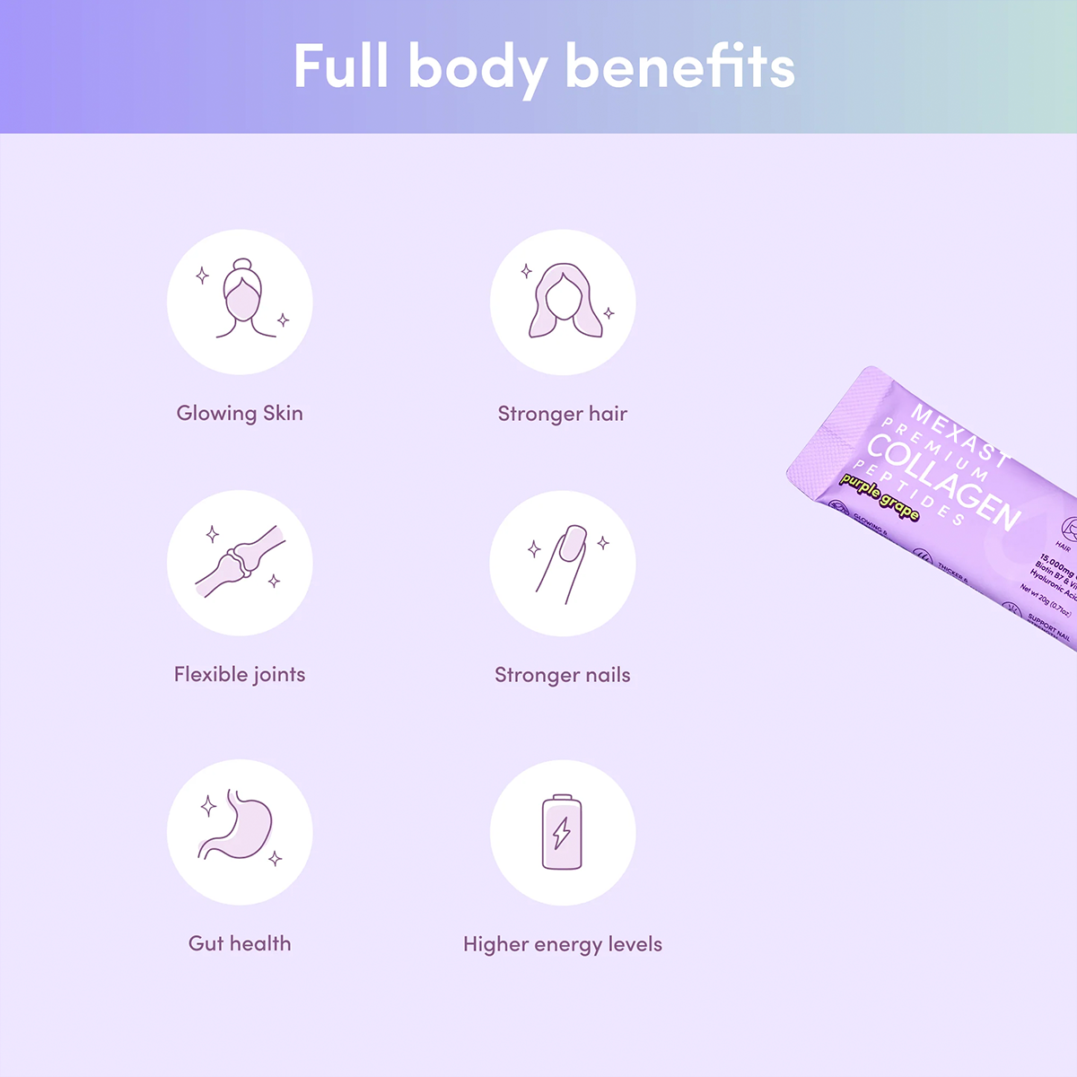 MEXAST® Purple Grape Collagen Sachets - 280g