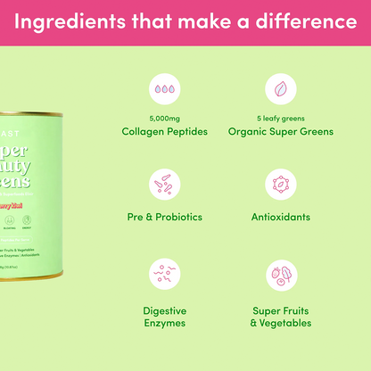 MEXAST® Strawberry Kiwi Super Beauty Greens - 308g