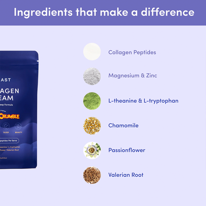 MEXAST® Violet Crumble Collagen Dream Advanced Sleep Formula Hot Chocolate - 231g